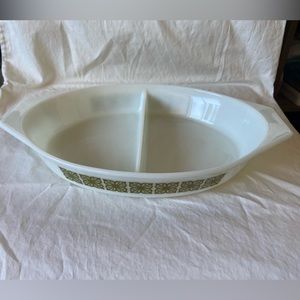 Vintage Pyrex “Verde Square “serving dish